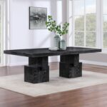 Anzio 96" - 144" Oak Veneer Extendable Dining Table