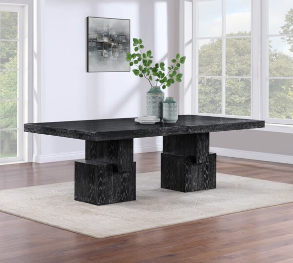 Anzio 96" - 144" Oak Veneer Extendable Dining Table