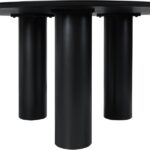 Colosseum 54" Solid Wood And Oak Veneer Dining Table