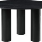 Colosseum 54" Solid Wood And Oak Veneer Dining Table