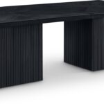 Belinda 54" Beech Wood And Oak Veneer Modular Dining Table