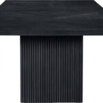 Belinda 54" Beech Wood And Oak Veneer Modular Dining Table