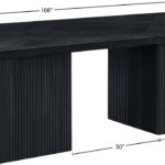 Belinda 54" Beech Wood And Oak Veneer Modular Dining Table