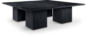 Belinda 108" Beech Wood And Oak Veneer Modular Dining Table