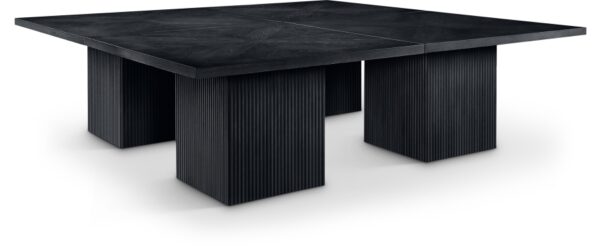 Belinda 108" Beech Wood And Oak Veneer Modular Dining Table
