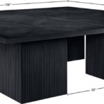 Belinda 108" Beech Wood And Oak Veneer Modular Dining Table