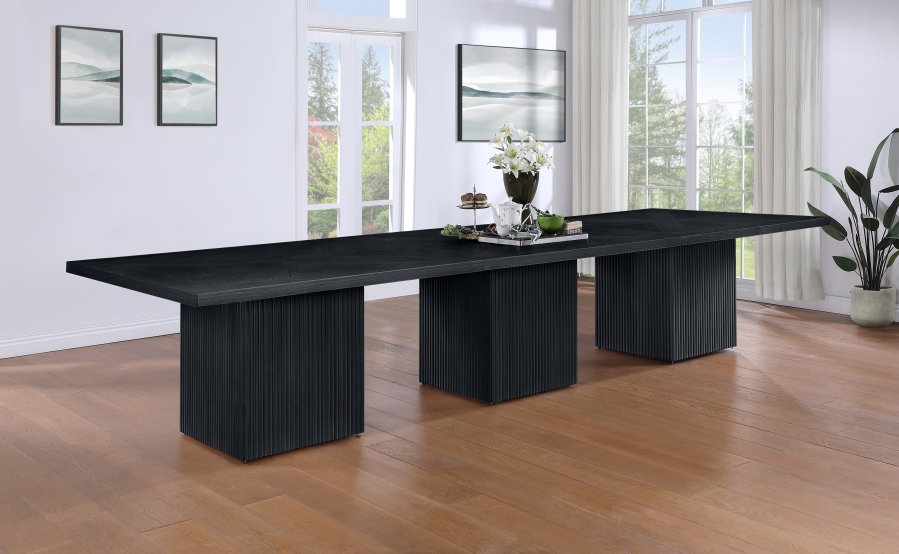 Belinda 54" Beech Wood And Oak Veneer Modular Dining Table