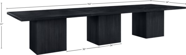 Belinda 54" Beech Wood And Oak Veneer Modular Dining Table