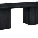 Belinda 54" Beech Wood And Oak Veneer Modular Dining Table