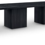 Belinda 54" Beech Wood And Oak Veneer Modular Dining Table