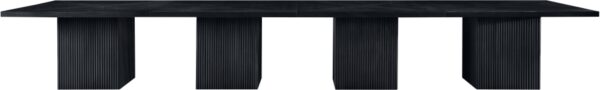 Belinda 54" Beech Wood And Oak Veneer Modular Dining Table