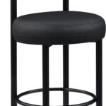 Bordeaux Vegan Leather Upholstered Counter Stool