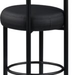 Bordeaux Vegan Leather Upholstered Counter Stool