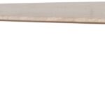 Taverna Travertine Top And Oak Wood Base Coffee Table