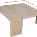 Livorno Travertine Coffee Table