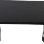 Ferrara Marble Base And Oak Wood Top Coffee Table