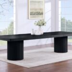 Belinda 96" - 144" Solid Wood And Oak Veneer Extendable Dining Table