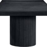 Belinda 96" - 144" Solid Wood And Oak Veneer Extendable Dining Table