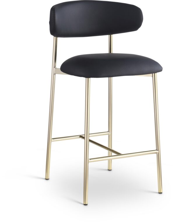 Lupita Vegan Leather Upholstered Counter Stool