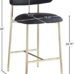 Lupita Vegan Leather Upholstered Counter Stool