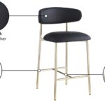 Lupita Vegan Leather Upholstered Counter Stool