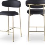 Lupita Vegan Leather Upholstered Counter Stool