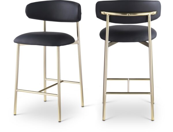Lupita Vegan Leather Upholstered Counter Stool