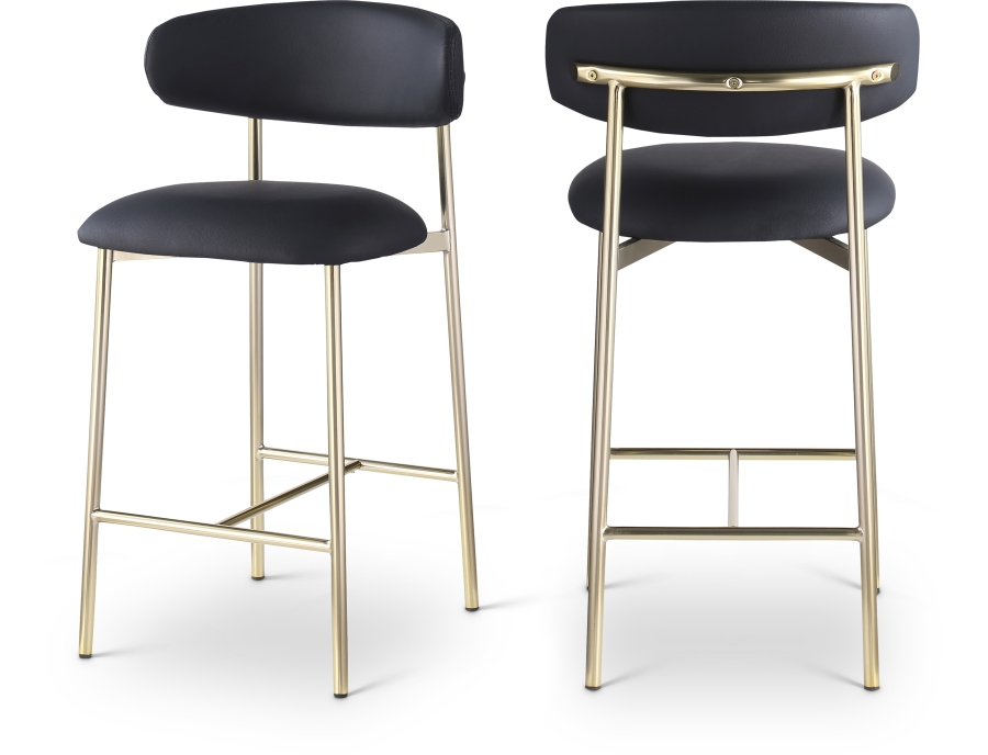 Lupita Vegan Leather Upholstered Counter Stool