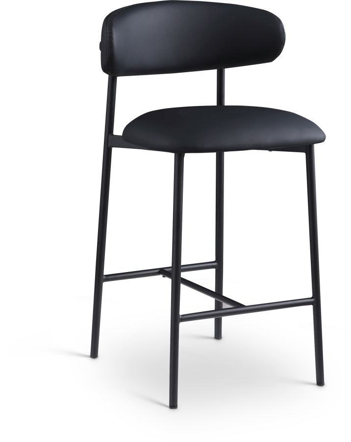 Lupita Vegan Leather Upholstered Counter Stool
