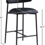 Lupita Vegan Leather Upholstered Counter Stool