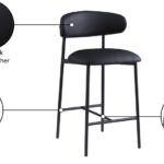 Lupita Vegan Leather Upholstered Counter Stool