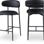 Lupita Vegan Leather Upholstered Counter Stool