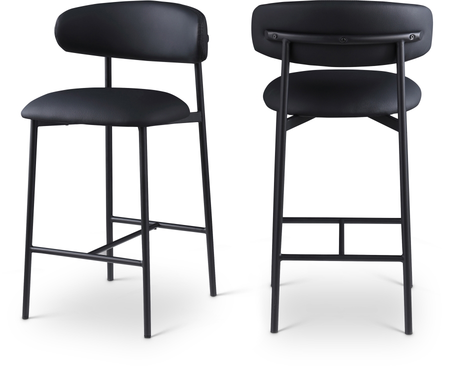 Lupita Vegan Leather Upholstered Counter Stool