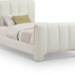 Camila Chenille Fabric Upholstered Twin Bed