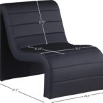 Ivy Vegan Leather Upholstered Accent Chair