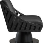 Millwin Vegan Leather Upholstered Swivel Accent Chair