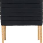 Aimee Vegan Leather Upholstered Dining Arm Chair