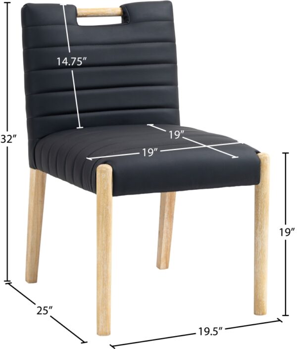 Aimee Vegan Leather Upholstered Dining Side Chair