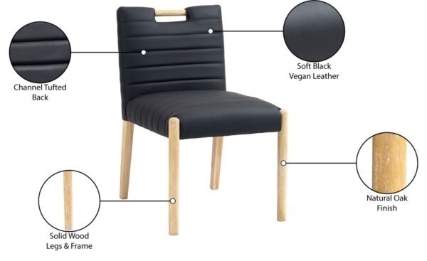 Aimee Vegan Leather Upholstered Dining Side Chair