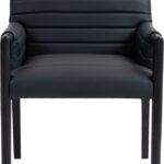 Aimee Vegan Leather Upholstered Dining Arm Chair