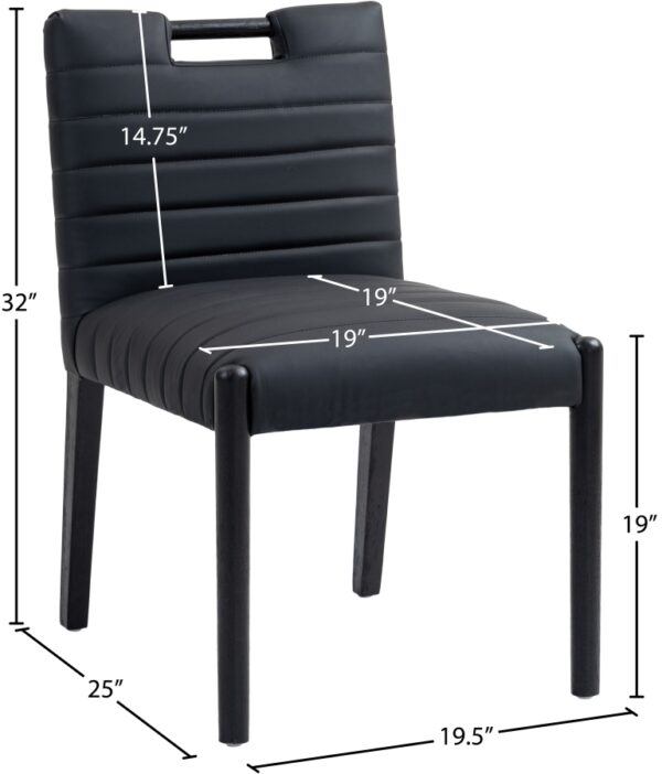 Aimee Vegan Leather Upholstered Dining Side Chair