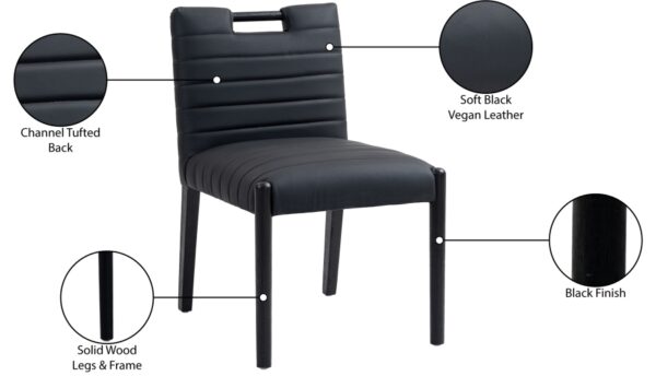 Aimee Vegan Leather Upholstered Dining Side Chair
