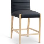 Aimee Vegan Leather Upholstered Counter Stool