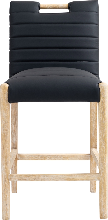Aimee Vegan Leather Upholstered Counter Stool