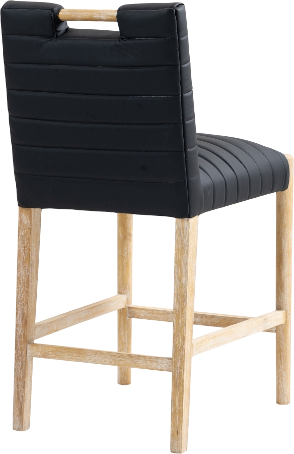 Aimee Vegan Leather Upholstered Counter Stool