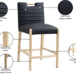 Aimee Vegan Leather Upholstered Counter Stool