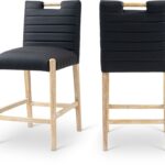 Aimee Vegan Leather Upholstered Counter Stool