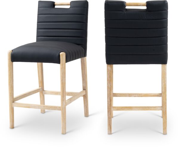 Aimee Vegan Leather Upholstered Counter Stool