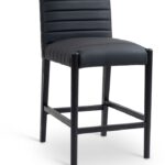 Aimee Vegan Leather Upholstered Counter Stool