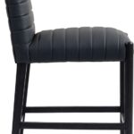 Aimee Vegan Leather Upholstered Counter Stool
